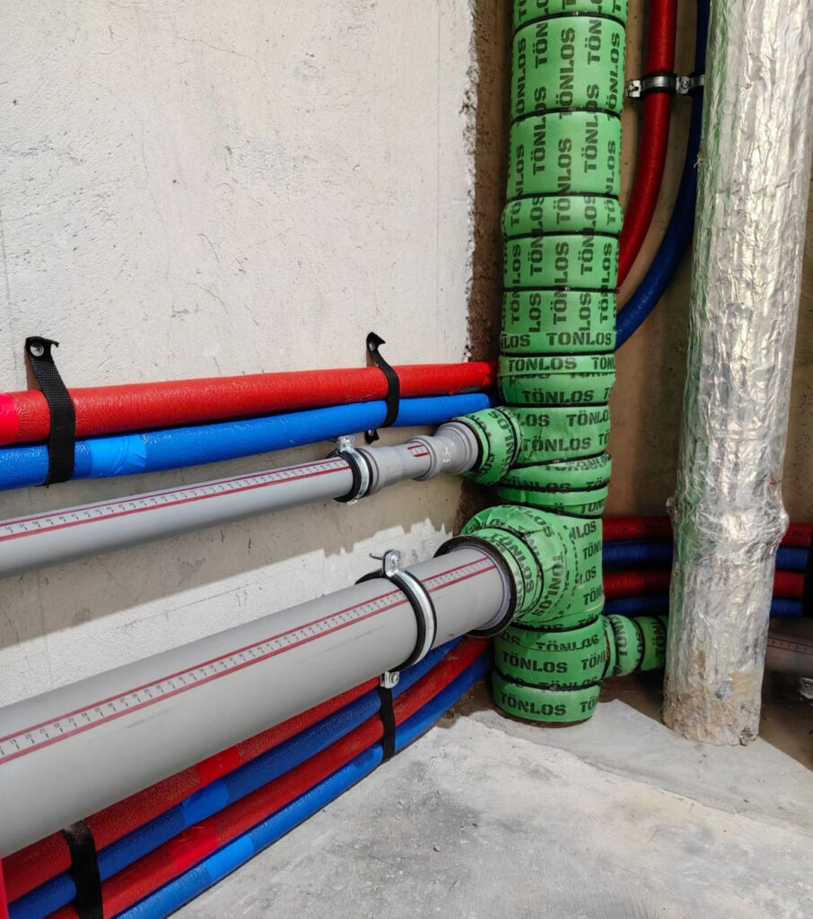 Drain pipe insulation Kanalisatsioonipüstiku kanalisatsioonipüstaku heliisolatsioon
