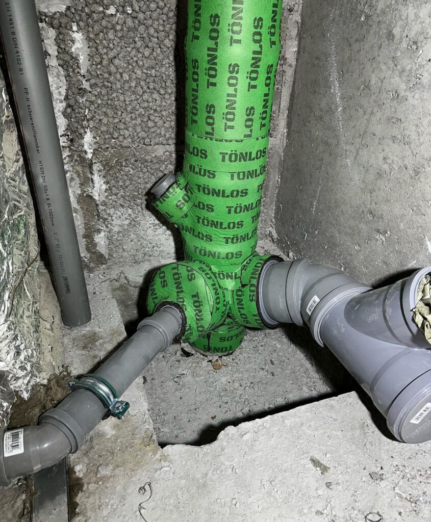 Drain pipe insulation Kanalisatsioonipüstiku kanalisatsioonipüstaku heliisolatsioon